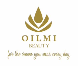 OILMI BEAUTY FOR THE CROWN YOU WEAR EVERY DAY. logo