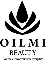 OILMI BEAUTY FOR THE CROWN YOU WEAR EVERYDAY logo