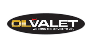 OILVALET WE BRING THE SERVICE TO YOU logo