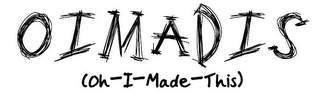 OIMADIS (OH-I-MADE-THIS) logo