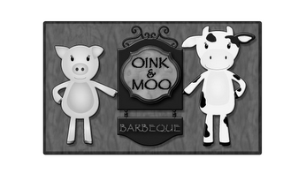 OINK & MOO BARBEQUE logo