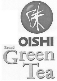 OISHI BRAND GREEN TEA logo