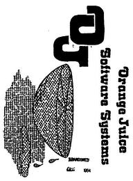 OJ ORANGE JUICE SOFTWARE SYSTEMS logo