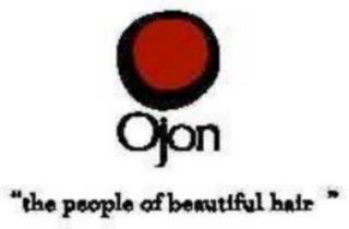 OJON "THE PEOPLE OF BEAUTIFUL HAIR" logo