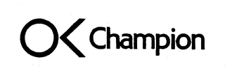 OK CHAMPION logo