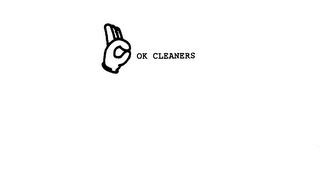 OK CLEANERS logo