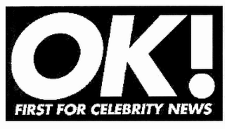 OK! FIRST FOR CELEBRITY NEWS logo