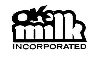 OK MILK INCORPORATED logo