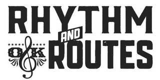 OK RHYTHM AND ROUTES logo