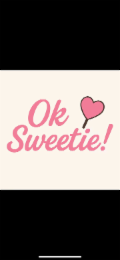 OK SWEETIE! logo