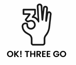 OK! THREE GO logo