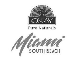 OKAY PURE NATURALS MIAMI SOUTH BEACH logo