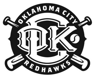 OKC OKLAHOMA CITY REDHAWKS logo