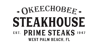 OKEECHOBEE STEAKHOUSE PRIME STEAKS EST. 1947 WEST PALM BEACH, FL logo