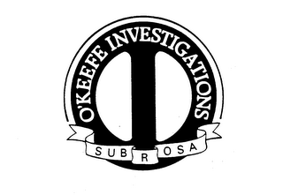 O'KEEFE INVESTIGATIONS SUBROSA logo
