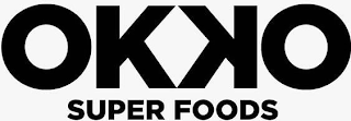 OKKO SUPER FOODS logo