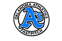 OKLAHOMA  ATHLETICS FASTPITCH logo