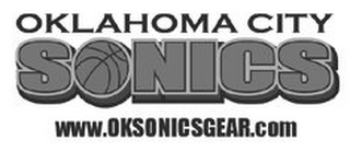 OKLAHOMA CITY SONICS WWW.OKSONICSGEAR.COM logo