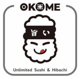 OKOME UNLIMITED SUSHI & HIBACHI logo
