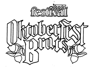 OKTOBERFEST BRATS FOODS FESTIVAL logo
