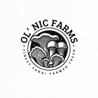 OL' NIC FARMS FINEST FUNGI FARMED FRESH logo