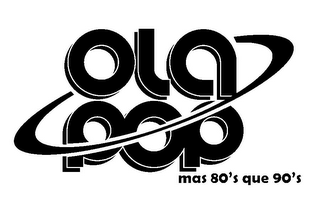 OLA POP MAS 80'S QUE 90'S logo