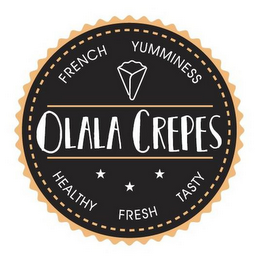 OLALA CREPES FRENCH YUMMINESS HEALTHY FRESH TASTY logo