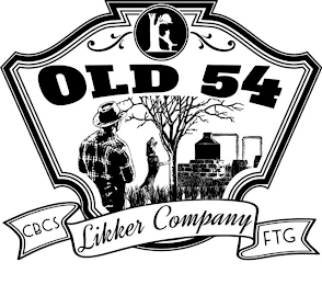 OLD 54 LIKKER COMPANY CBCS FTG logo