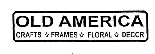 OLD AMERICA CRAFTS FRAMES FLORAL DECOR