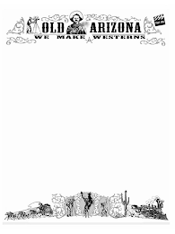 OLD ARIZONA WE MAKE WESTERNS logo