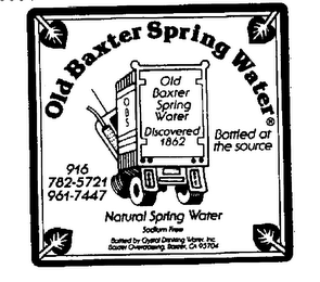 OLD BAXTER SPRING WATER logo