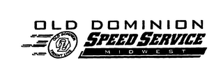 OLD DOMINION SPEED SERVICE MIDWEST OD OLD DOMINION FREIGHT LINE logo