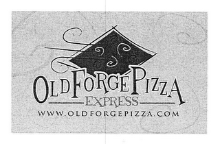 OLD FORGE PIZZA EXPRESS WWW.OLDFORGEPIZZA.COM logo