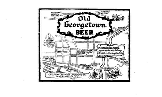 OLD GEORGETOWN BEER CHRISTIAN HEVRICH BREWING CO. WASHINGTON, D.C. logo