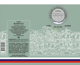 OLD GLORY OF RUSSIAN VICTORIES VODKA RUSSIAN ICE logo