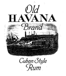 OLD HAVANA BRAND CUBAN STYLE RUM logo