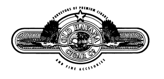OLD HAVANA CIGAR CO PURVEYORS OF PREMIUM CIGARS AND FINE ACCESORIES logo