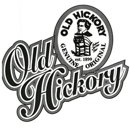 OLD HICKORY GENUINE ORIGINAL ANDREW JACKSON CHAIR EST. 1899 OLD HICKORY logo