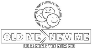 OLD ME NEW ME BECOMING THE NEW ME logo