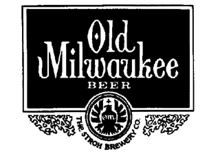 OLD MILWAUKEE BEER THE STROH BREWERY CO. logo