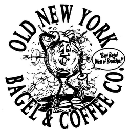 OLD NEW YORK BAGEL & COFFEE CO. "BEST BAGEL WEST OF BROOKLYN!" logo