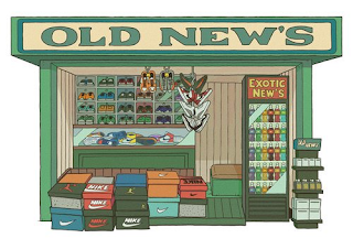 OLD NEW'S EXOTIC NEW'S NIKE logo