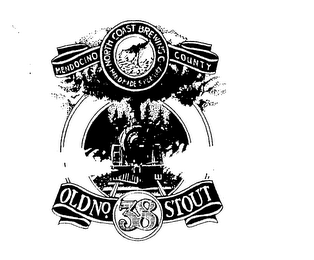 OLD NO. 38 STOUT NORTH COAST BREWING CO. HANDMADE SINCE 1987 MENDOCINO COUNTY logo