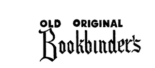 OLD ORIGINAL BOOKBINDER'S logo