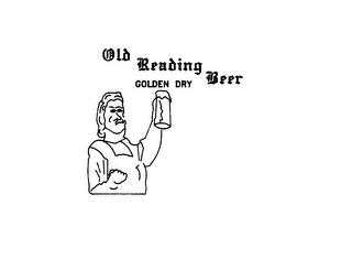 OLD READING BEER GOLDEN DRY logo
