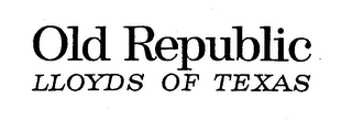 OLD REPUBLIC LLOYDS OF TEXAS logo