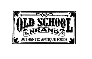 OLD SCHOOL BRAND AUTHENTIC ANTIQUE FOODS logo