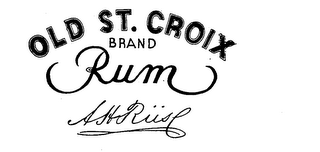 OLD ST. CROIX RUM BRAND A H RIISE logo