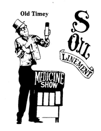 OLD TIMEY SOIL LINEMENT MEDICINE SHOW logo