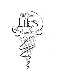 OLD TYME LILLY'S ICE CREAM PARLOR logo